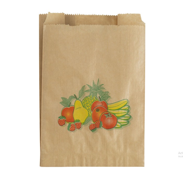 Sachet kraft primeur avec soufflets