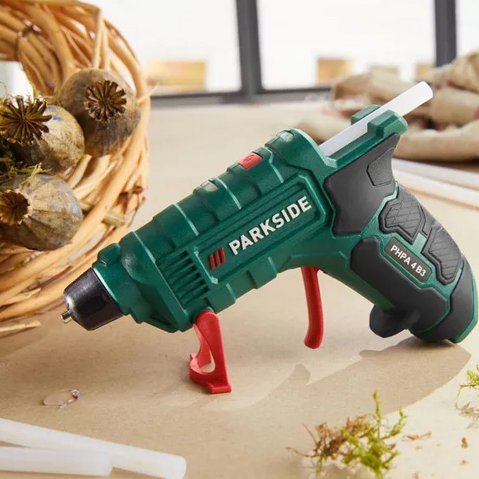 PARKSIDE® Pistolet à colle sans fil »PHPA 4 B3«