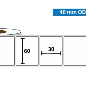 Étiquette Standard Mat 60×30mm