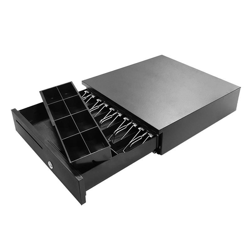 TIROIR CAISSE ÉLECTRONIQUE 8 PIÉCES - NOIR