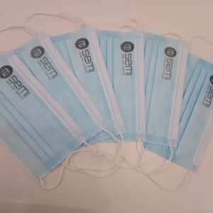 Bavettes De Protection Bleu - PERSONNALISES