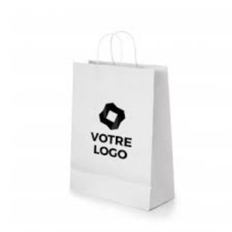 Sac Kraft Blanc 34+15*35