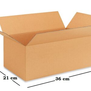 20  Carton Kraft 36x21x17 cm