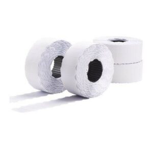 Bobine Étiquette  blanche pour pince