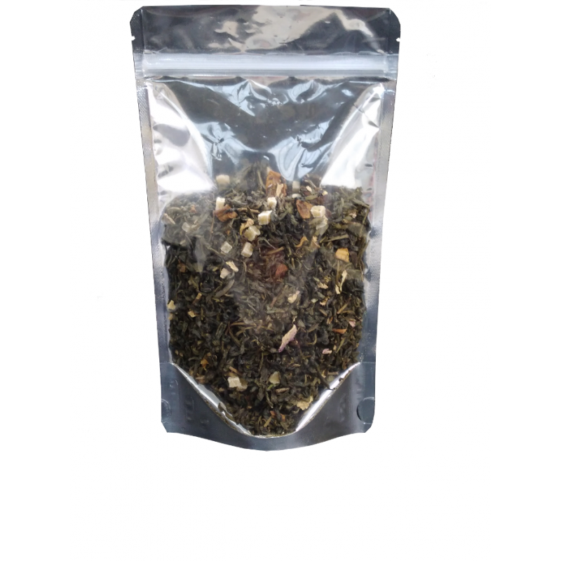 SAC EN ALLUMIUM FACE TRASPARENT 12*20